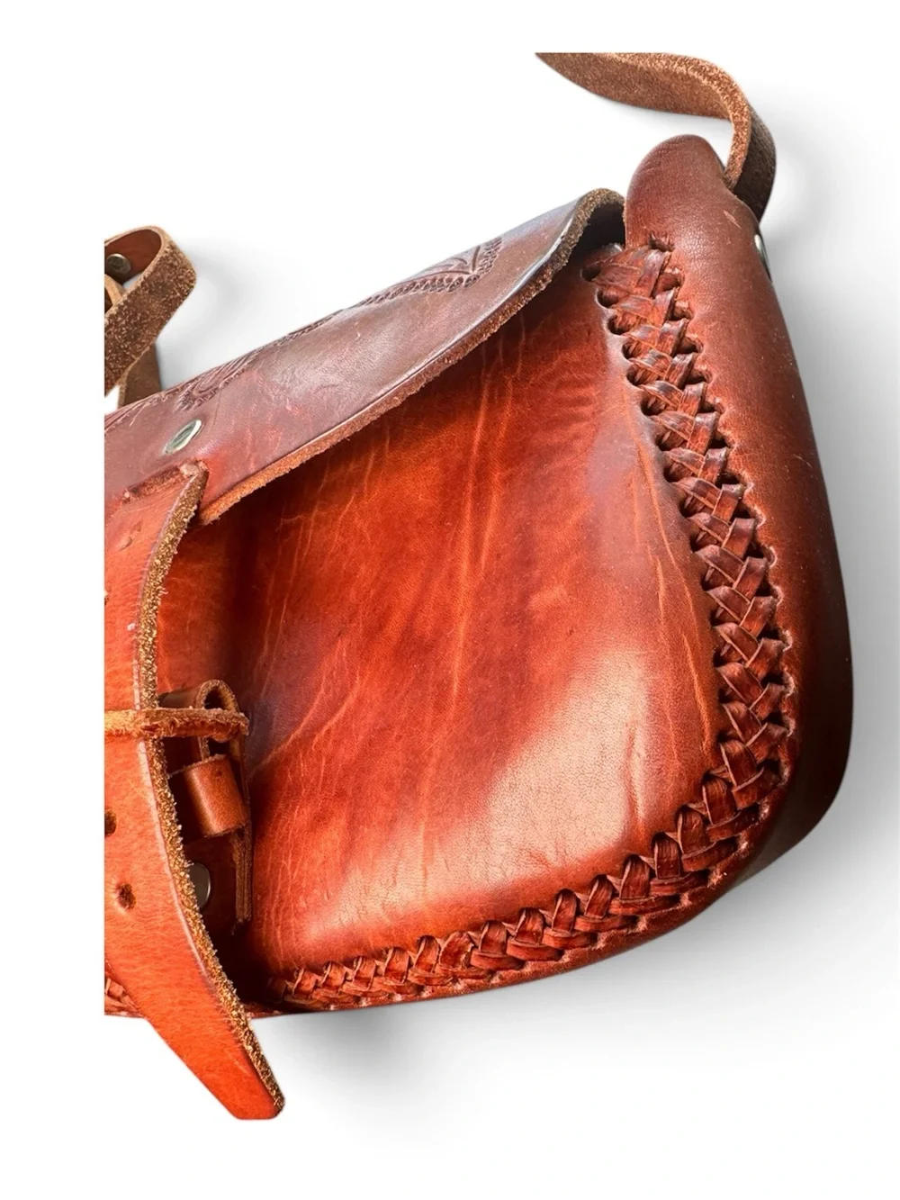 Vintage Artisan Crossbody Bag